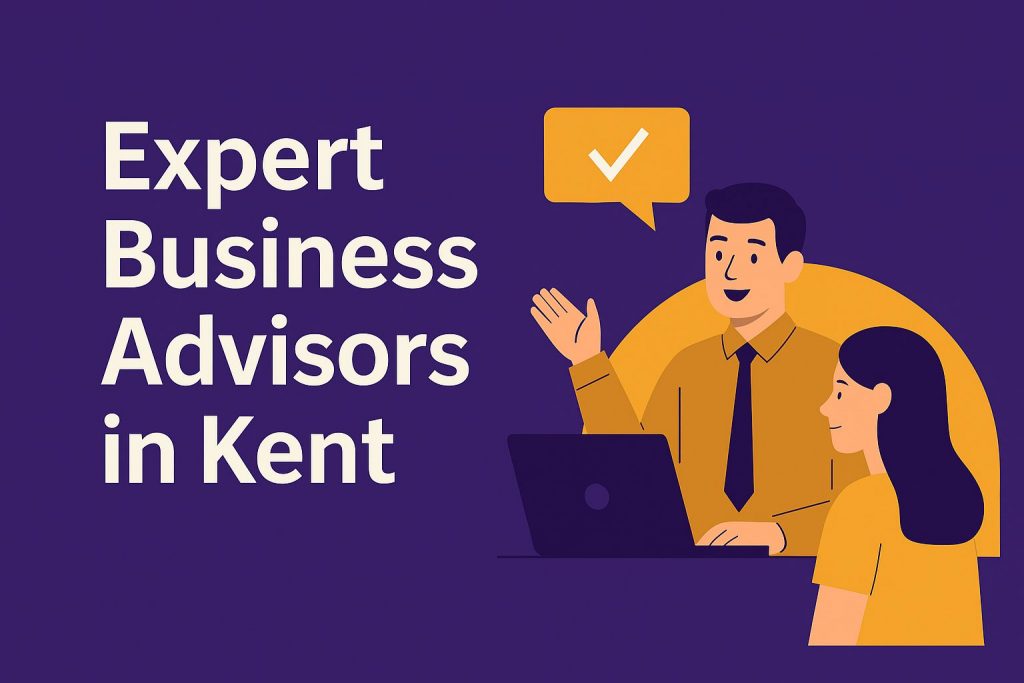 Illustration of expert business advisors in Kent meeting with a client – Future Insight team